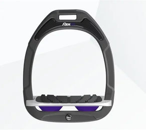 Flex-On Schräggriff-Steigbügel Green Composite in Anthrazit Grau Violett – Bild 1 von 1
