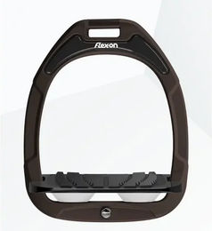 Flex-On Schrägsteigbügel aus Green Composite in Braun Schwarz Weiß – Bild 1 von 1