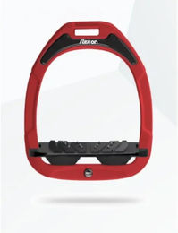 Flex-On Schrägsteigbügel Green Composite Grip Rot Schwarz – Bild 1 von 1