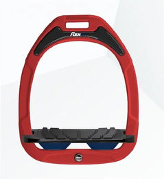 Flex-On Schrägsteigbügel Green Composite Grip Rot Schwarz Marine – Bild 1 von 1
