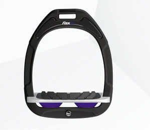 Flex-On Schrägsteigbügel Green Composite Grip Schwarz Grau Violett – Bild 1 von 1