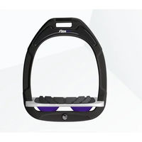 Produktbild von Flex-On Schrägsteigbügel Green Composite Grip Schwarz Grau Violett