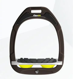Flex-On Schrägsteigbügel Green Composite in Braun Grau Gelb – Bild 1 von 1
