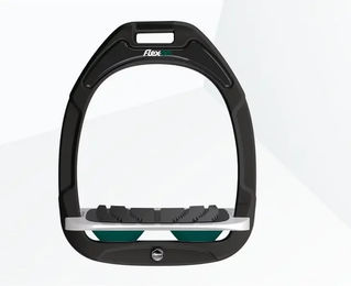Flex-On Schrägsteigbügel Green Composite in Schwarz Grau Grün – Bild 1 von 1