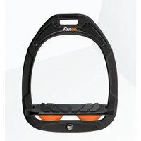 Produktbild von Flex-On Schrägsteigbügel Green Composite in Schwarz/Schwarz/Orange