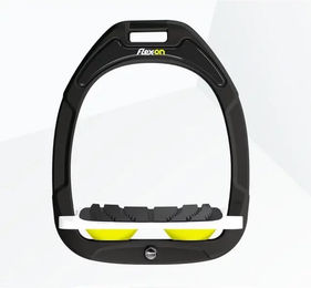 Flex-On Schrägsteigbügel Green Composite in Schwarz Weiß Gelb – Bild 1 von 1