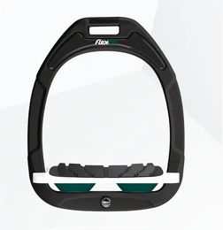 Flex-On Schrägsteigbügel Green Composite in Schwarz Weiß Grün – Bild 1 von 1