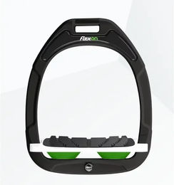 Flex-On Schrägsteigbügel Green Composite in Schwarz Weiß Grün – Bild 1 von 1