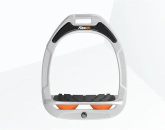 Flex-On Schrägsteigbügel Green Composite in Weiß Grau Orange – Bild 1 von 1