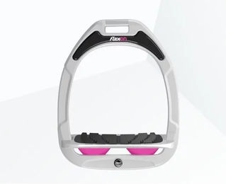 Flex-On Schrägsteigbügel Green Composite in Weiß Grau Rosa – Bild 1 von 1