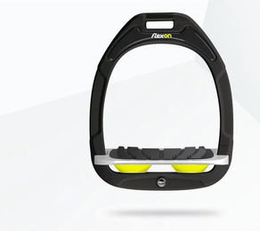 Flex-On Schrägsteigbügel Grip aus Composite in Grün/Grau/Gelb – Bild 1 von 1