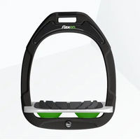 Produktbild von Flex-On Schrägsteigbügel Grip aus Composite in Schwarz Grau Grün