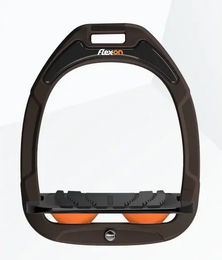 Flex-On Schrägsteigbügel Grip aus Green Composite in Braun Schwarz Orange – Bild 1 von 1