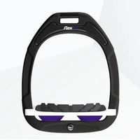 Produktbild von Flex-On Schrägsteigbügel Grip aus Green Composite in Schwarz Weiß Violett