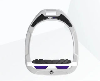Flex-On Schrägsteigbügel Grip aus Green Composite in Weiß/Weiß/Violett – Bild 1 von 1