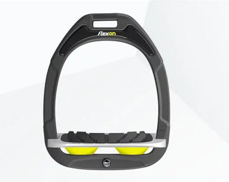 Flex-On Schrägsteigbügel Grip Green Composite Anthrazit Grau Gelb – Bild 1 von 1