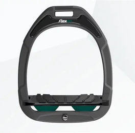Flex-On Schrägsteigbügel Grip Green Composite Anthrazit Schwarz Grün – Bild 1 von 1