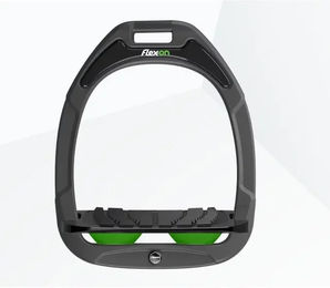 Flex-On Schrägsteigbügel Grip Green Composite Anthrazit Schwarz Grün – Bild 1 von 1