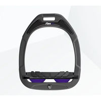Produktbild von Flex-On Schrägsteigbügel Grip Green Composite Anthrazit Schwarz Violett