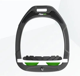 Flex-On Schrägsteigbügel Grip Green Composite Anthrazit Weiß Grün – Bild 1 von 1