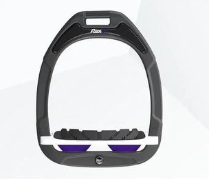 Flex-On Schrägsteigbügel Grip Green Composite Anthrazit Weiß Violett – Bild 1 von 1