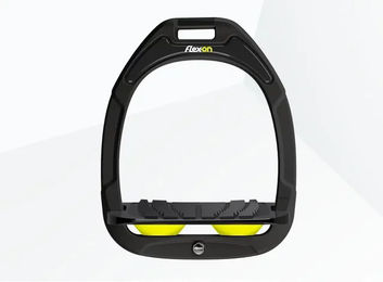 Flex-On Schrägsteigbügel Grip Green Composite in Grün Schwarz Gelb – Bild 1 von 1