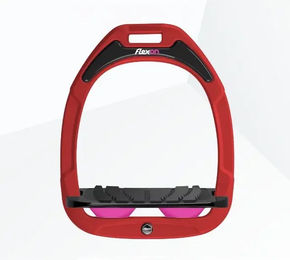 Flex-On Schrägsteigbügel Grip Green Composite in Rot Schwarz Rosa – Bild 1 von 1