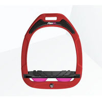 Produktbild von Flex-On Schrägsteigbügel Grip Green Composite in Rot Schwarz Rosa