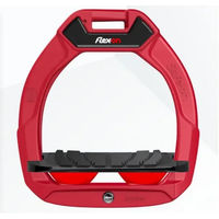 Produktbild von Flex-On Schrägsteigbügel Grip Green Composite Rot Schwarz