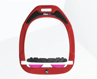 Flex-On Schrägsteigbügel Grip Green Composite Rot Weiß Rosa – Bild 1 von 1