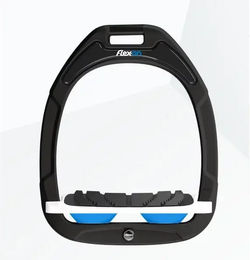 Flex-On Schrägsteigbügel Grip Green Composite Schwarz Weiß Blau – Bild 1 von 1