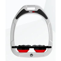 Produktbild von Flex-On Schrägsteigbügel Grip Green Composite Weiß Schwarz Rot