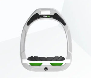 Flex-On Schrägsteigbügel Grip in Weiß/Weiß/Grün aus Composite – Bild 1 von 1