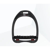 Produktbild von Flex-On Schrägsteigbügel Ultra Grip Aluminium Schwarz/Bordeaux