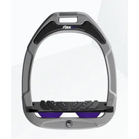 Produktbild von Flex-on Schrägsteigbügel Ultra Grip aus Aluminium in Schwarz/Violett und Green Composite