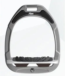Flex-on Schrägsteigbügel Ultra Grip aus Aluminium und Green Composite in Grau/Braun – Bild 1 von 1