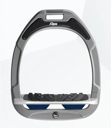 Flex-on Schrägsteigbügel Ultra Grip aus Aluminium und Green Composite in Grau/Marine – Bild 1 von 1