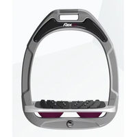 Produktbild von Flex-on Schrägsteigbügel Ultra Grip aus Aluminium und Green Composite in Grau/Plum