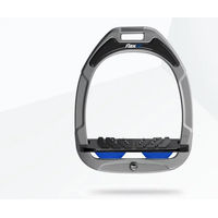 Produktbild von Flex-on Schrägsteigbügel Ultra Grip aus Aluminium und Green Composite in Schwarz/Blau