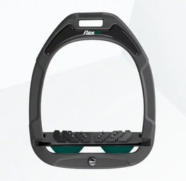 Flex-On Schrägsteigbügel Ultra Grip Green Composite Anthrazit Schwarz Grün – Bild 1 von 1
