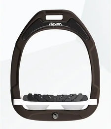 Flex-on Schrägsteigbügel Ultra Grip Green Composite Braun Weiß – Bild 1 von 1