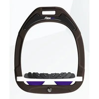 Produktbild von Flex-on Schrägsteigbügel Ultra Grip Green Composite Braun Weiß Violett