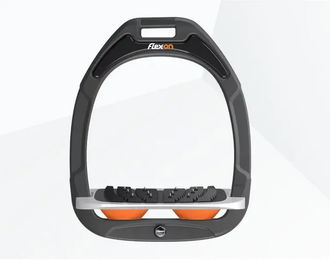 Flex-on Schrägsteigbügel Ultra Grip Green Composite in Anthrazit Grau Orange – Bild 1 von 1