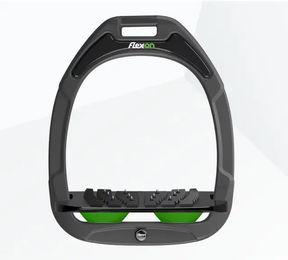 Flex-On Schrägsteigbügel Ultra Grip Green Composite in Anthrazit Schwarz Grün – Bild 1 von 1