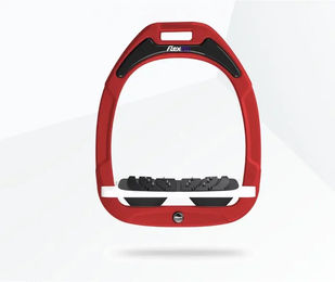 Flex-on Schrägsteigbügel Ultra Grip Green Composite in Bordeaux Schwarz Lila – Bild 1 von 1