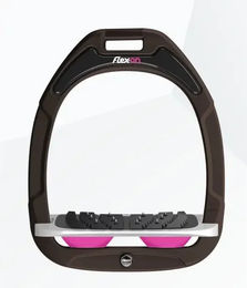Flex-On Schrägsteigbügel Ultra Grip Green Composite in Braun Grau Rosa – Bild 1 von 1