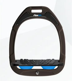 Flex-on Schrägsteigbügel Ultra Grip Green Composite in Braun Schwarz Blau – Bild 1 von 1