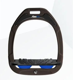 Flex-on Schrägsteigbügel Ultra Grip Green Composite in Braun Schwarz Blau – Bild 1 von 1