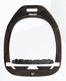 Flex-on Schrägsteigbügel Ultra Grip Green Composite in Braun Weiß Schwarz – Bild 1 von 1