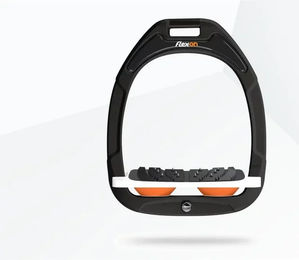 Flex-On Schrägsteigbügel Ultra Grip Green Composite in Grün Weiß Orange – Bild 1 von 1